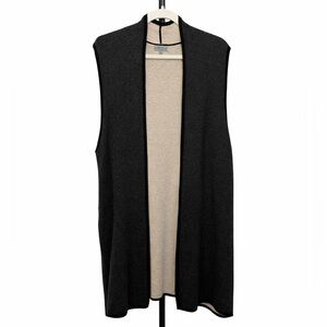 Joseph A Black and Cream Open Front Cardigan (BG4)